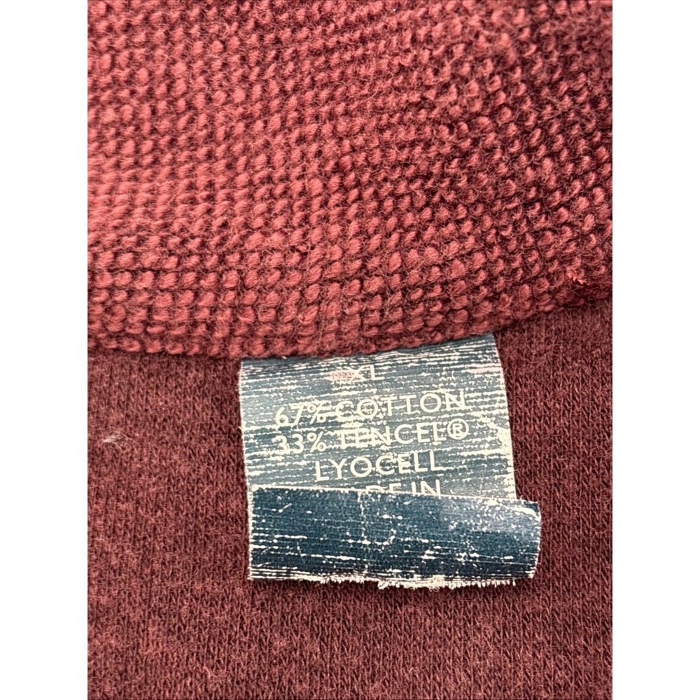 Indigo Palms Mens Sweater Half Zip Pull Over Brown Size Extra Large Long Sleeve - Picture 7 of 13